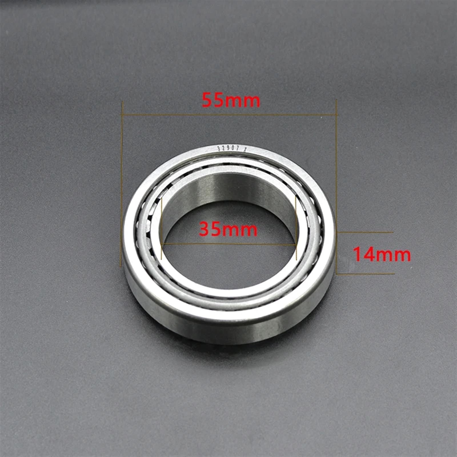1 roulement à Rouleaux Coniques Acier à roulement 32906 32904 32905 32907 32908 32909(32907 35x55x14mm)