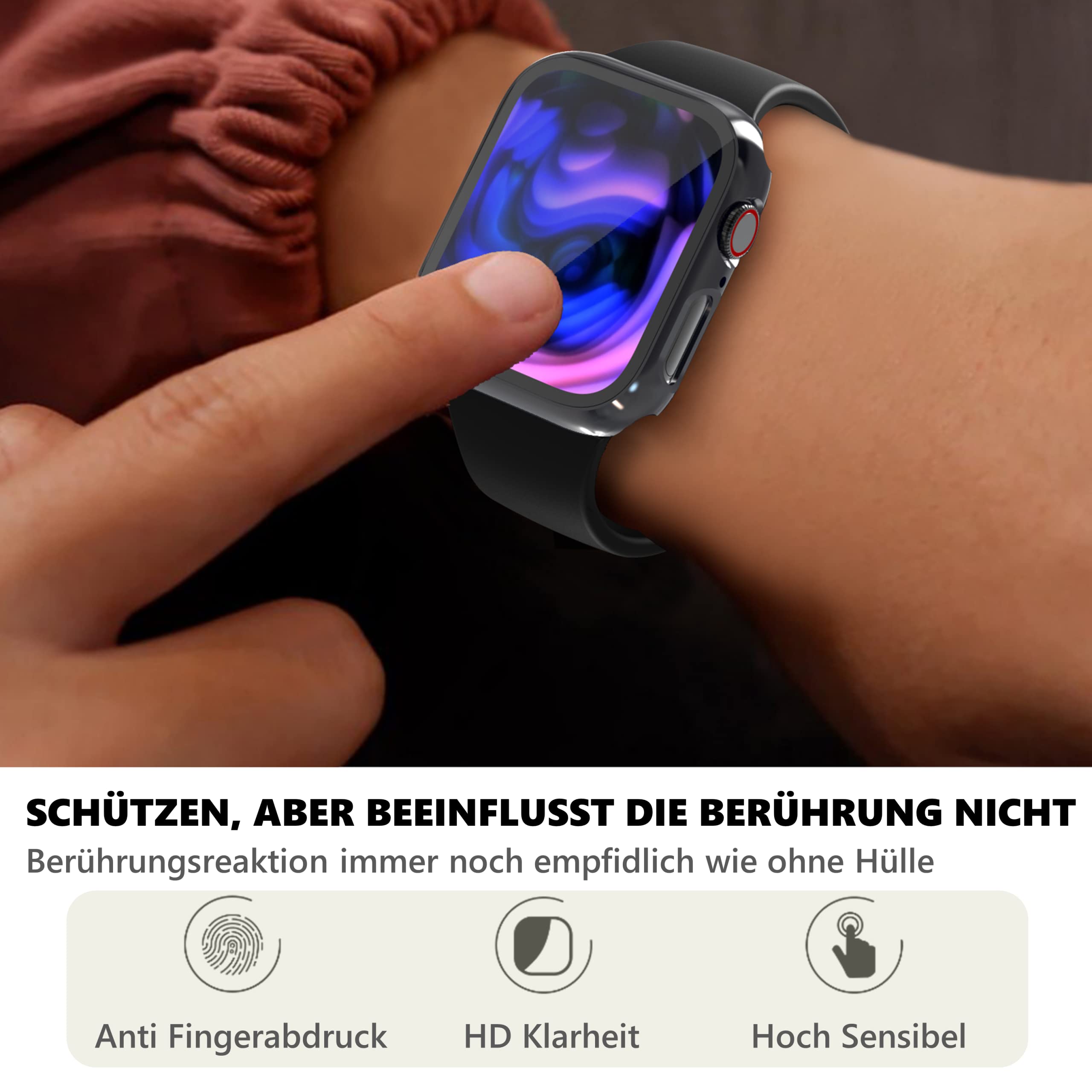 Case Compatible with Apple Watch 7 45MM - Image 4