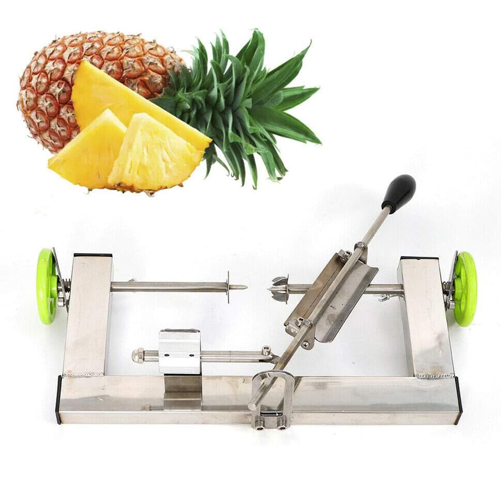 GYKOZY Supermarket Pineapples Peeling Machine, Pineapples Knife Set, Fully Automatic Pineapples Peeling Machine, Commercial Pineapples Peeling Knife Set