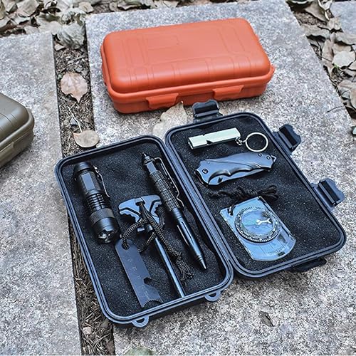 Miniatura 4 de Sosoport Large Multipurpose Outdoor Survival Storage Box Shockproof Tool Organizer for Adventurers and Explorers PP Material Emergency Kit Holder
