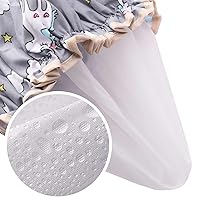 Vista 31 de Tbestmax Gorros de ducha para mujeres y niñas de larga duración, reutilizables, impermeables, gorro de baño, doble capa impermeable, 4
