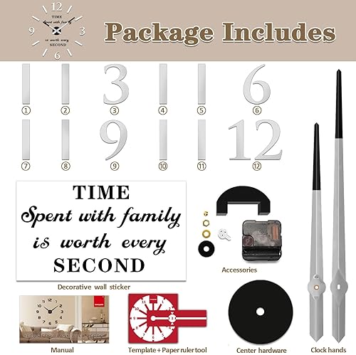 Miniatura 5 de VANGOLD Relojes de pared para decoración de sala de estar