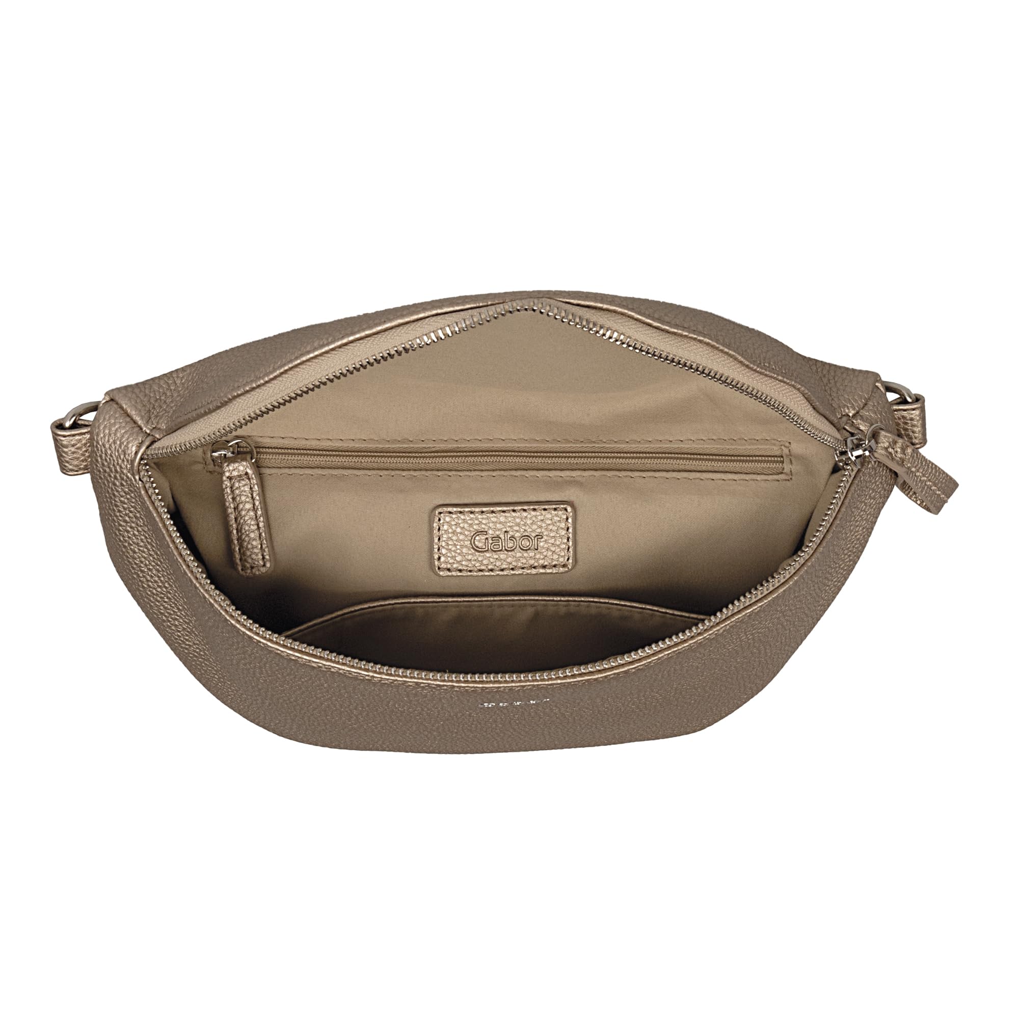 Gabor Silena Damen Gürteltasche Bauchtasche Klein Metallic Rosa