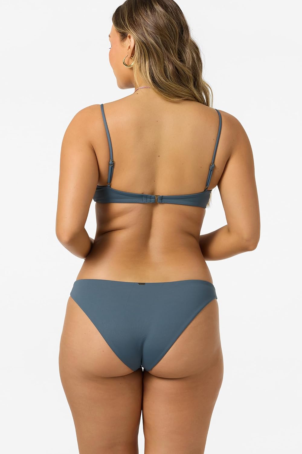 O'NEILL Women's Saltwater Solids Rockley Medium Bottoms | Medium Coverage, Clean Finish