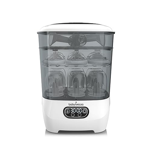 Vista 11 de Baby Brezza Esterilizador y secadora de botellas avanzado, 33% más rápido, desinfectante de vapor de mayor capacidad, máquina de esterilización