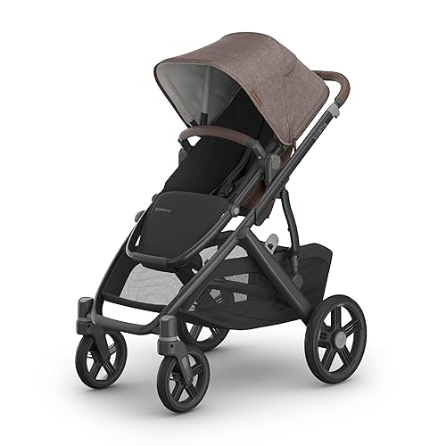 UPPAbaby Vista V3 - Cochecito - Sistema de cochecito individual a doble de tamaño completo, asiento para niños, protector de insectos, protector de