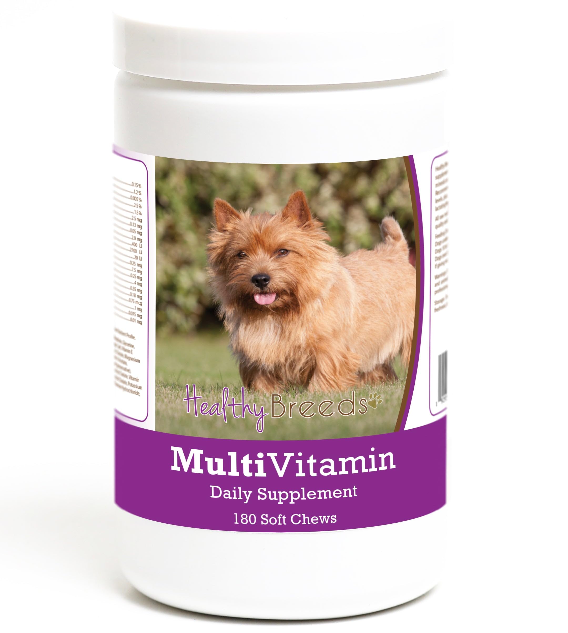 Healthy Breeds Norwich Terrier Multivitamin Soft Chew for Dogs 180 Count