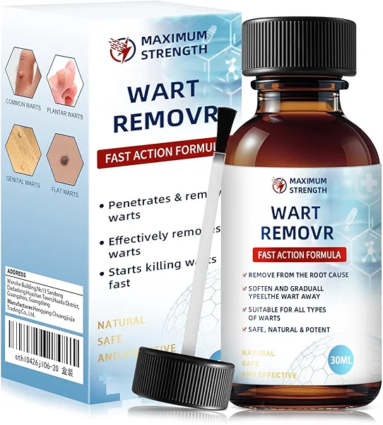 GUIBNMHF Skin Tag Remover,wart Remover,Fast-Acting Wart Remover Freeze Off : Salicylic Acid Wart Remover for Plantar Wart,Suitable for All Skin Types,30ml.