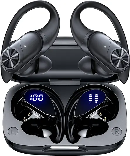 Bluetooth Headphones Wireless Earbuds 80hrs Playtime Wireless Charging...