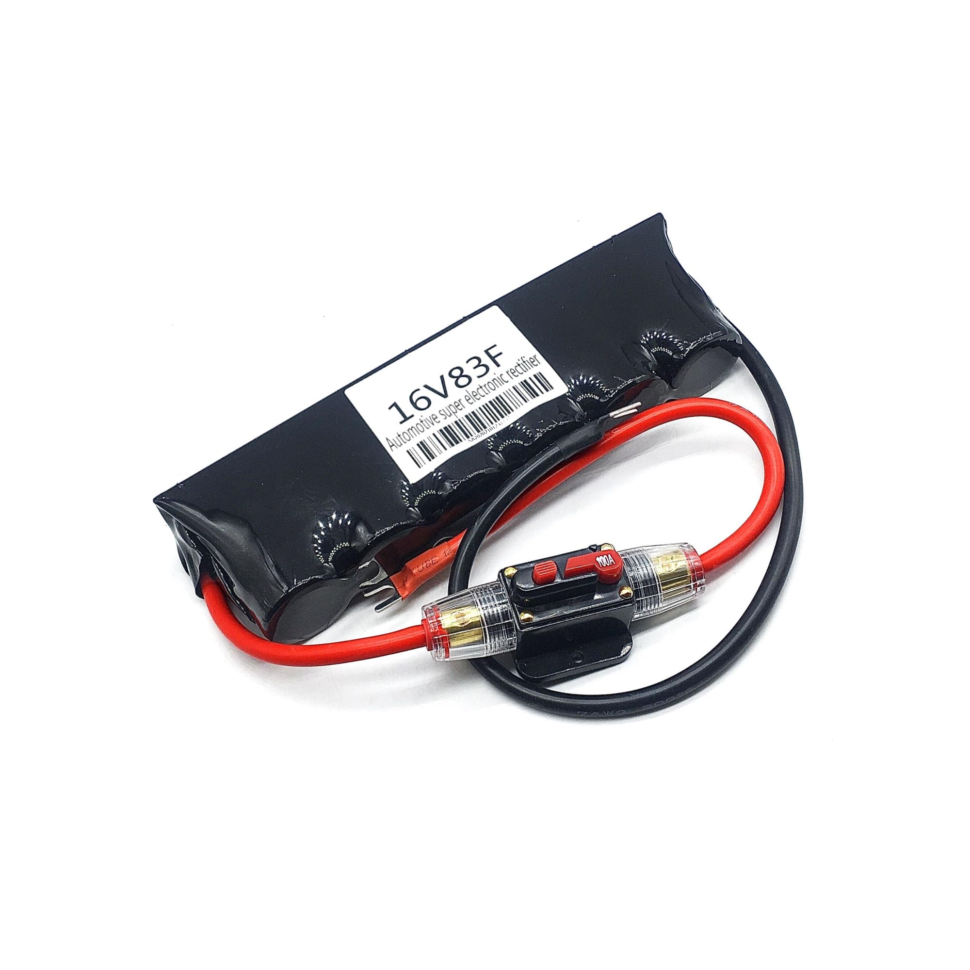 16V83F superkondensator, prostownik elektroniki samochodowej, powłoka termokurczliwa, kondensator rozruchowy, samochód rozruchowy