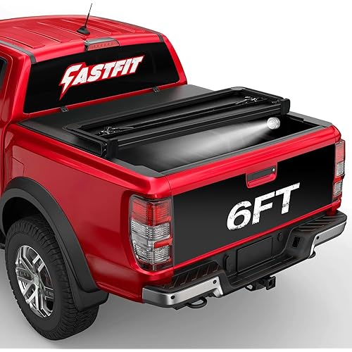 Soft Tri-Fold Tonneau Cover Fits 1983-2011 Ranger Fleetside (Not for Stepside) 6' (72in) Truck Bed