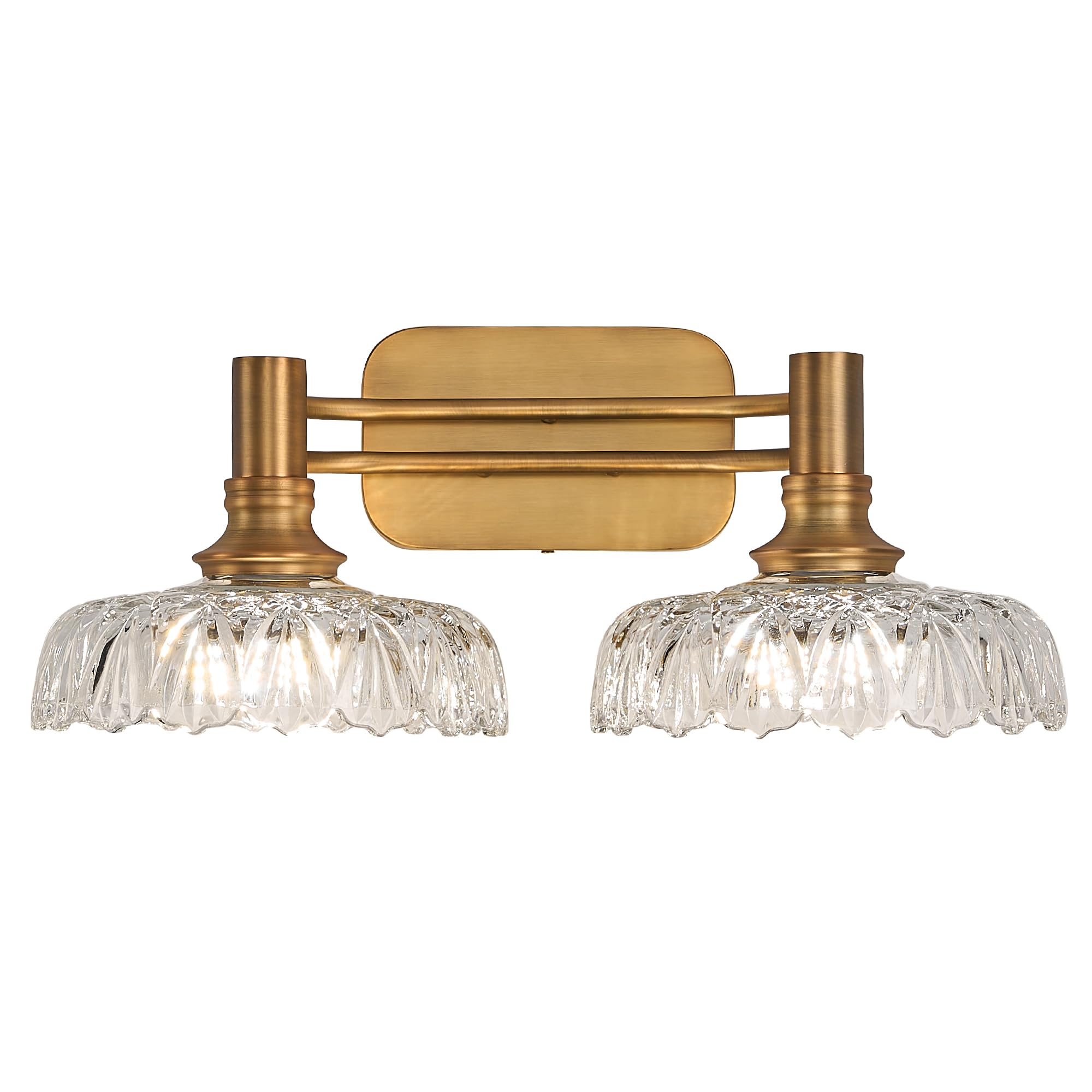 Photo 1 of ZILANL 2-Light Brass Vanity Light Fixture