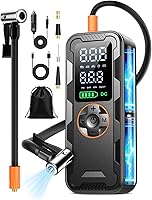Applichef 150PSI Cordless Tire Inflator Portable Air Compressor w/ Digital Gauge, Auto Shut-Off, LED Light for Cars, SUVs, Bikes, Balls
