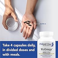 Vista 3 de Patient One VisiOmega Apoya la salud ocular* Suplemento de vitaminas AREDS 2, minerales y antioxidantes más aceite de pescado Omega 3 y más