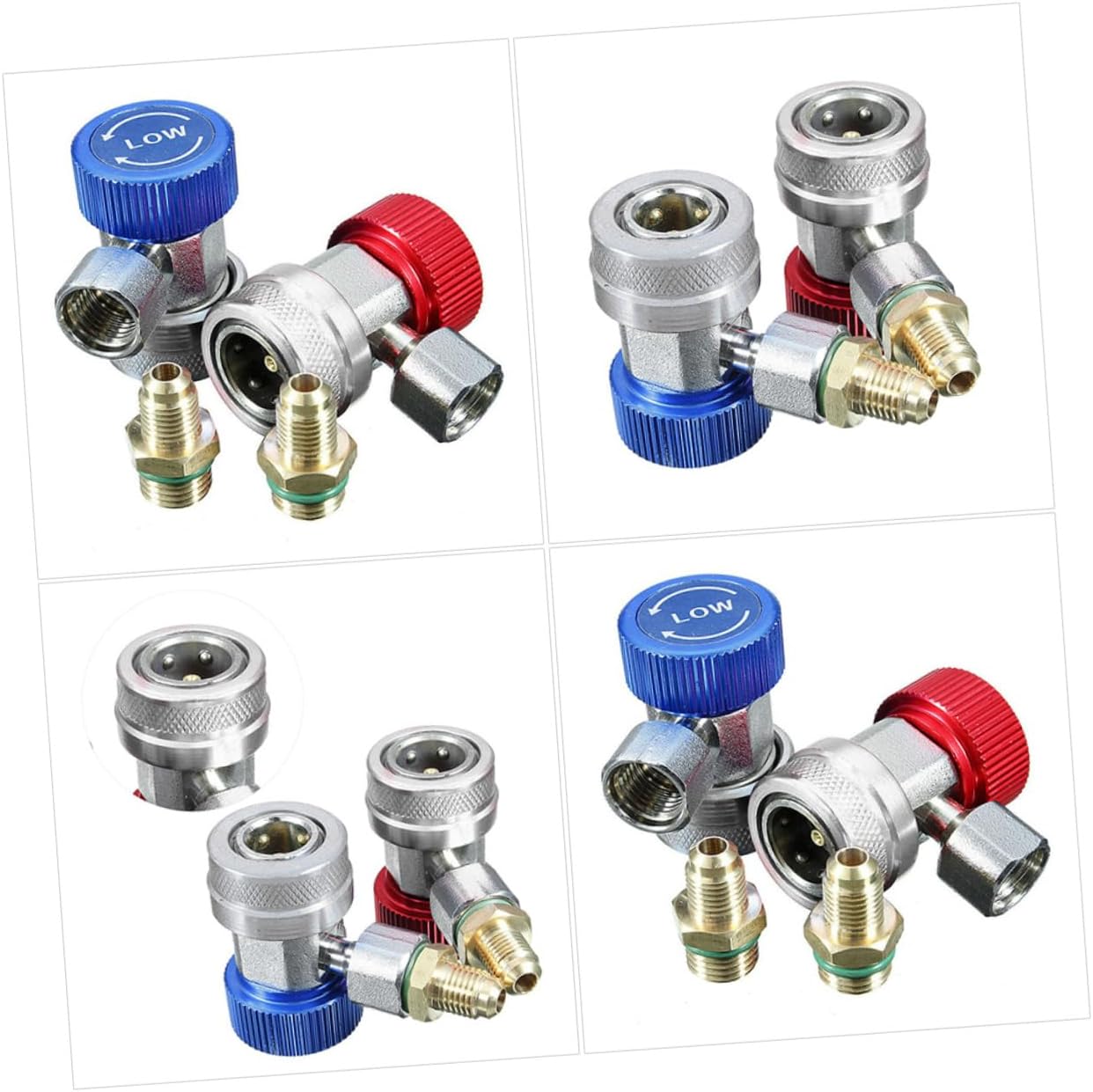 CALLARON Coupler Connector for Car A/Conditioning Hose Adapter Snap Lock for Quick Maintenance