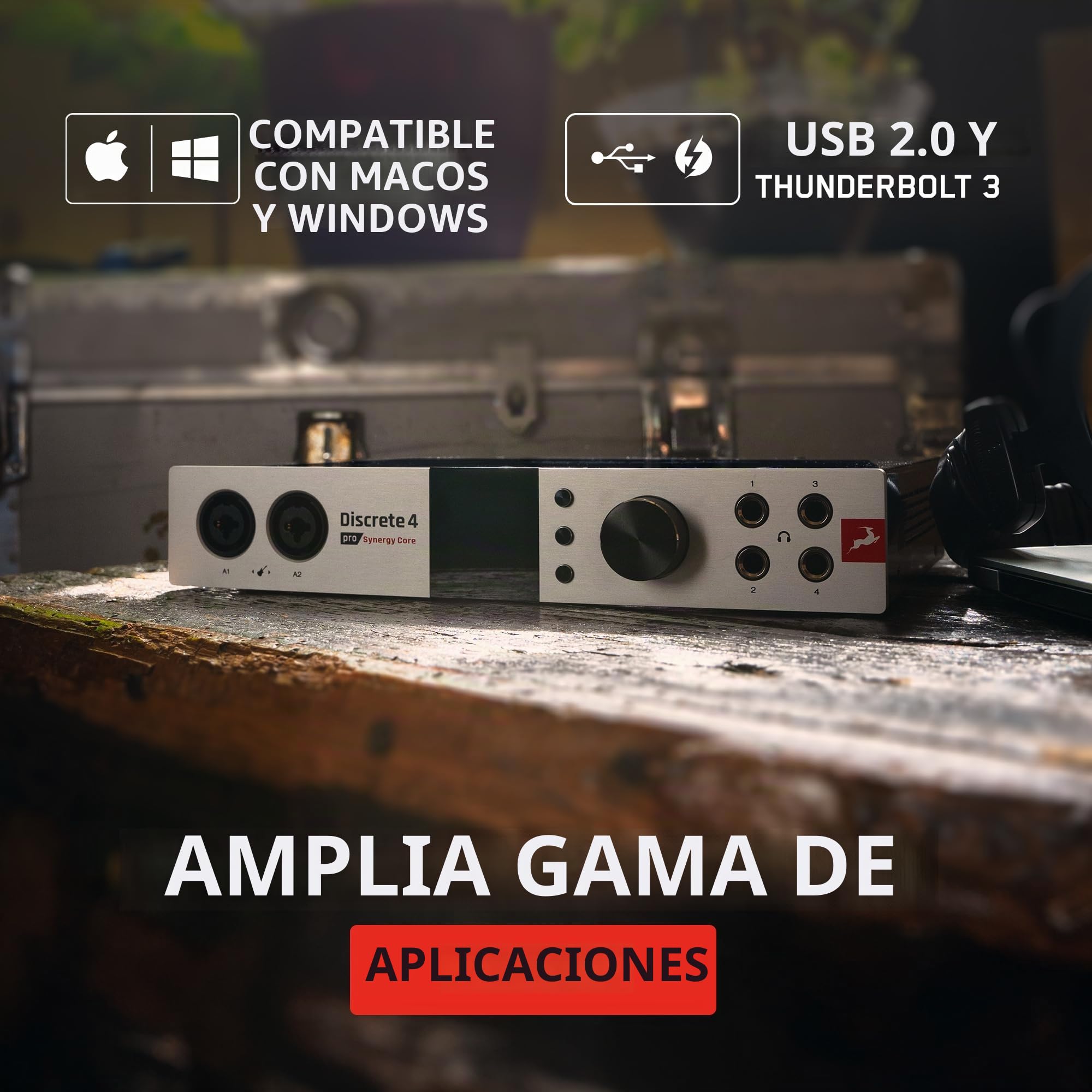 Amazon.com: Antelope Audio Interfaz de audio Discrete 4 Pro