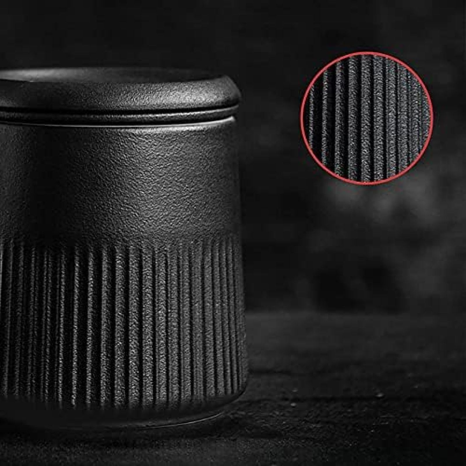 Tasse à thé avec Couvercle et passoire, Tasse en grès pour thé en Vrac ou sachets de thé, Tasse à thé en céramique de 360 ​​ML avec Manche en Bois, 2024