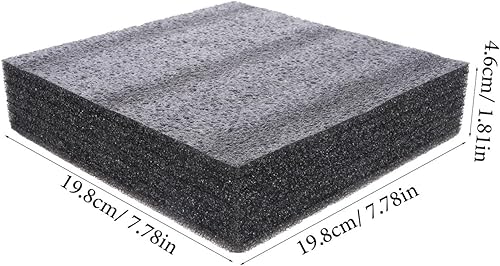 Miniatura 6 de EXCEART 2 piezas Pick Pluck Foam Pick Apart Inserto de espuma Pluck Pre Cube Hoja de espuma para manualidades, caja de juegos de mesa, cajas de