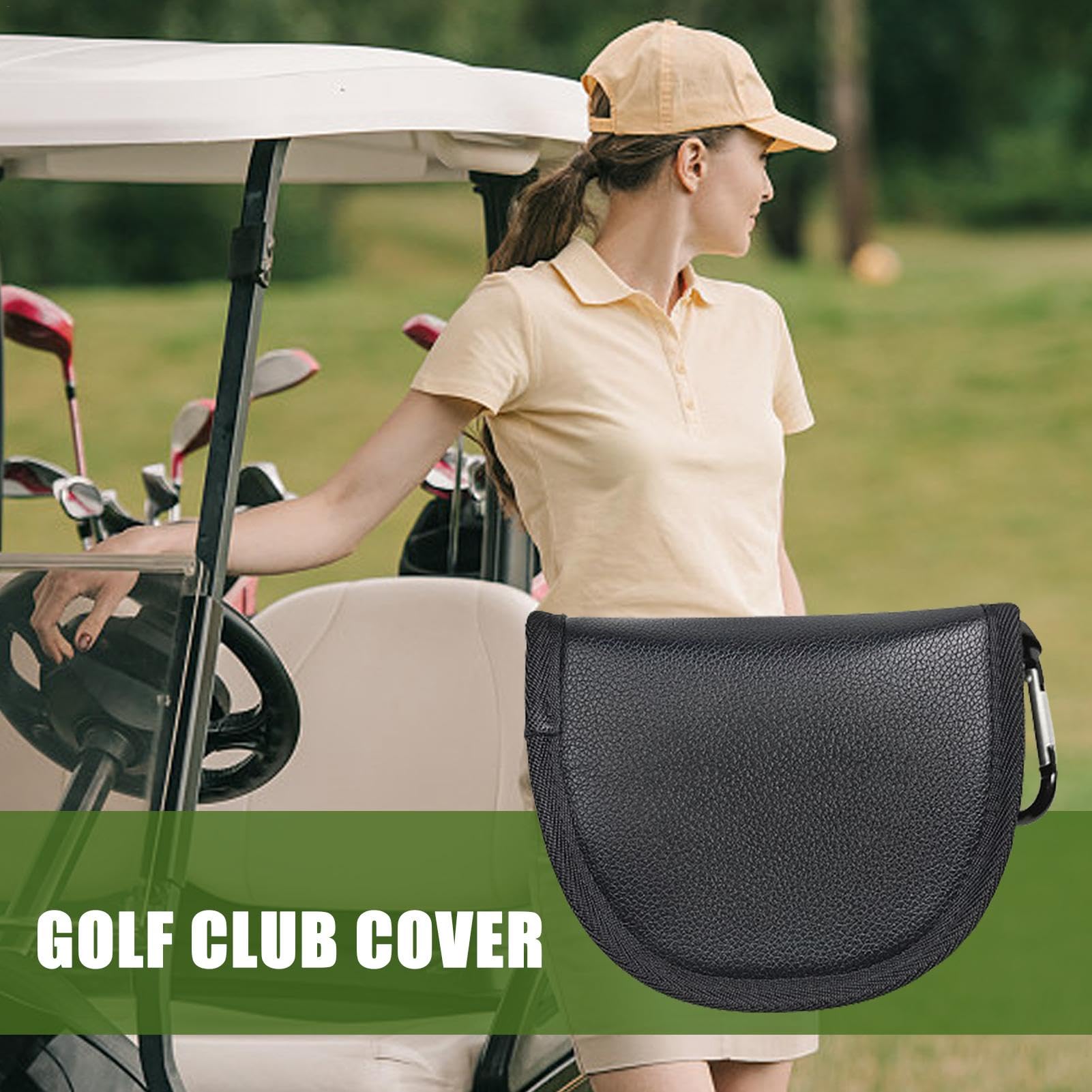 Copri-testa Del Putter Per Mazza Da Golf, Copri-mazza Da Golf Portatile In PU, Nero, Joberio