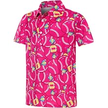 westwolf Boys Performance Polo Short Sleeve Active Collared Shirt Funny Sport Clothes Size 5-14