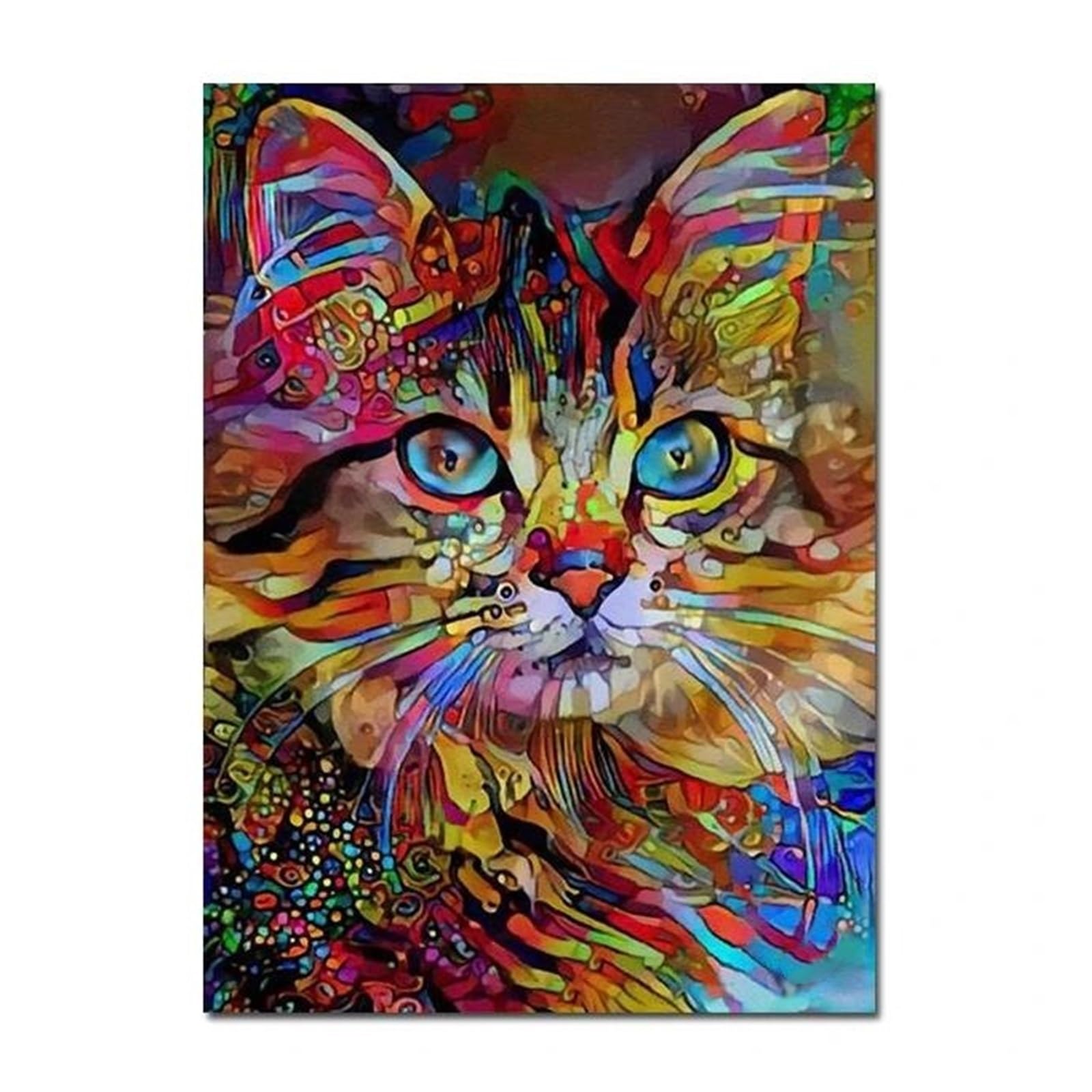Affiches de chats abstraites pour moderniser un salon terne sans se ruiner