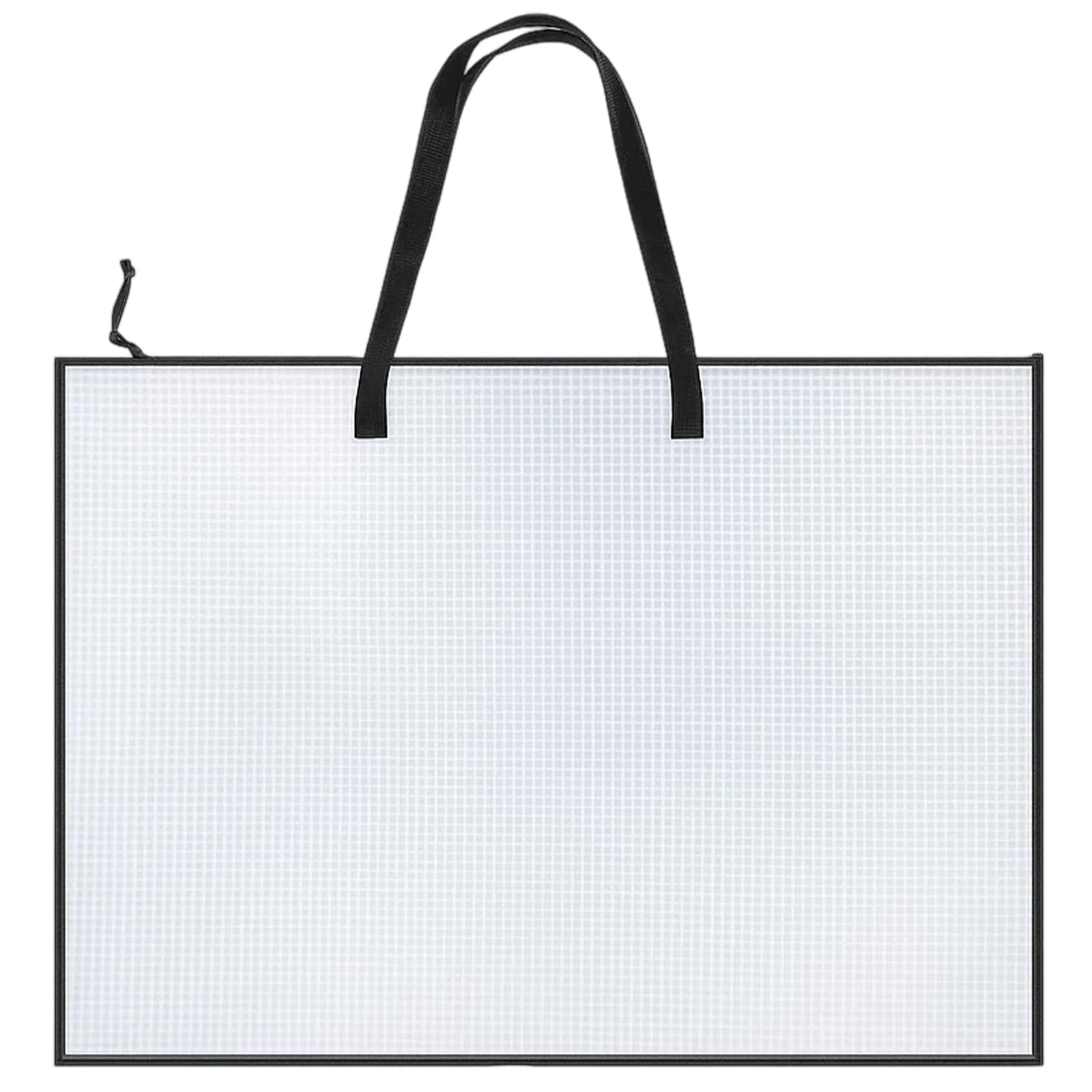 DXPETA Art Folder, A1 Art Portfolio Case with Handle, 36X24 Inches Clear Grid Folder for Artwork, Documents, Teaching Materials, Ideal for Artists, Students, Office Workers