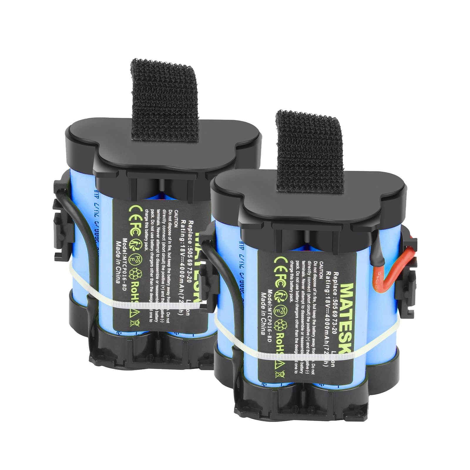 18V 4000mAh Batteria per Gardena Mähroboter R40Li R70Li R80Li R75Li R50Li R45Li R38Li Ricambio per Husqvarna Automower 105 305 308 Flymo Rasenroboter 1200R (2 pezzi)