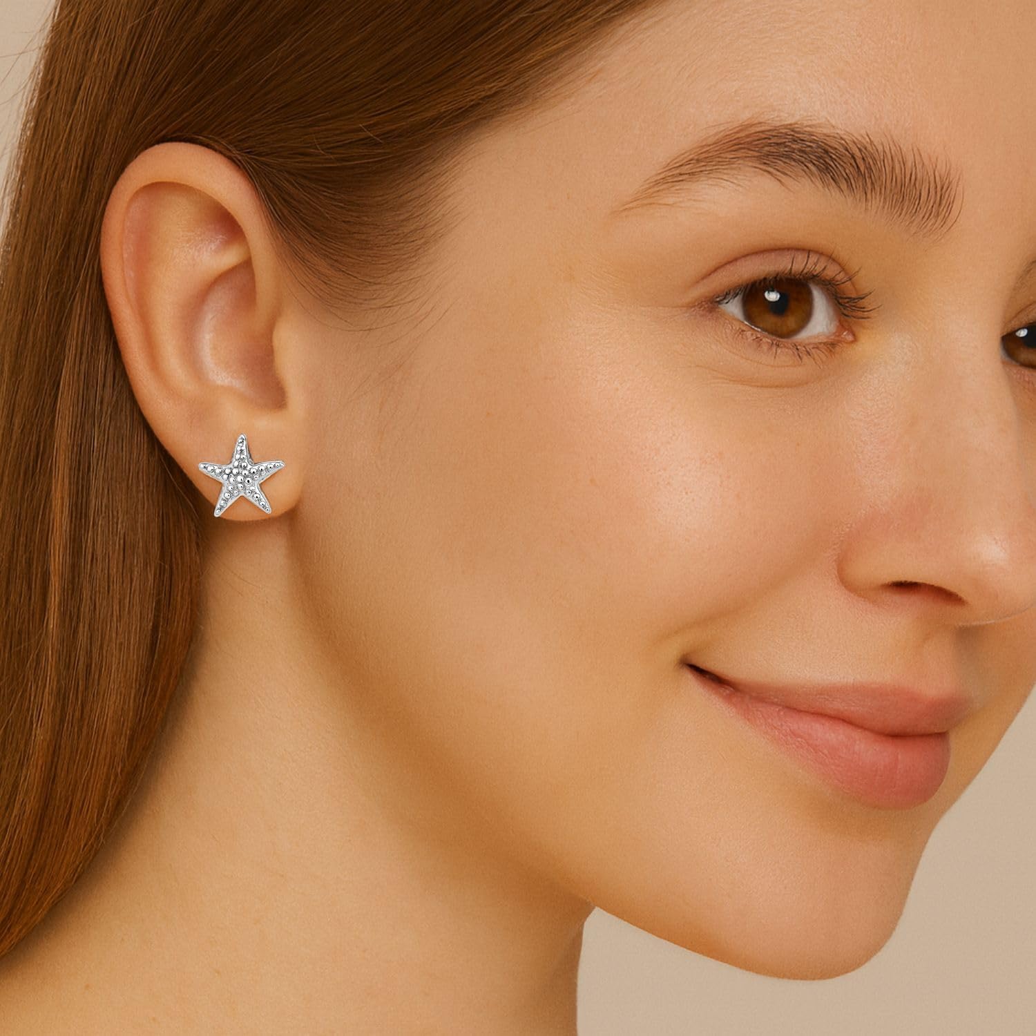 925 Sterling Silver Mountain & Tree Cutout Stud Earrings – Nature-Inspired Minimalist Jewellery, Women Love Gift For Her - Image 3