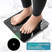 Vista 4 de Vitafit Digital Bathroom Scale for Body Weight, High Precision in 0.1lb Assured by Weight Scale Professional Factory Since 2001, White LED and