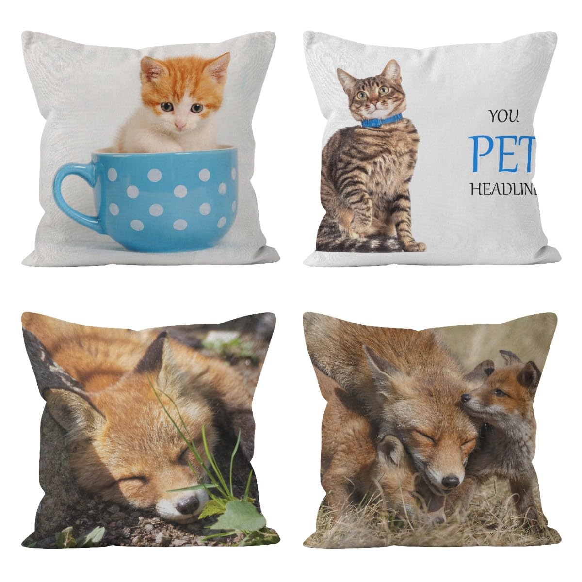 Housse coussin rectangulaire 50x50cm CEVAN rénovez votre canapé usé