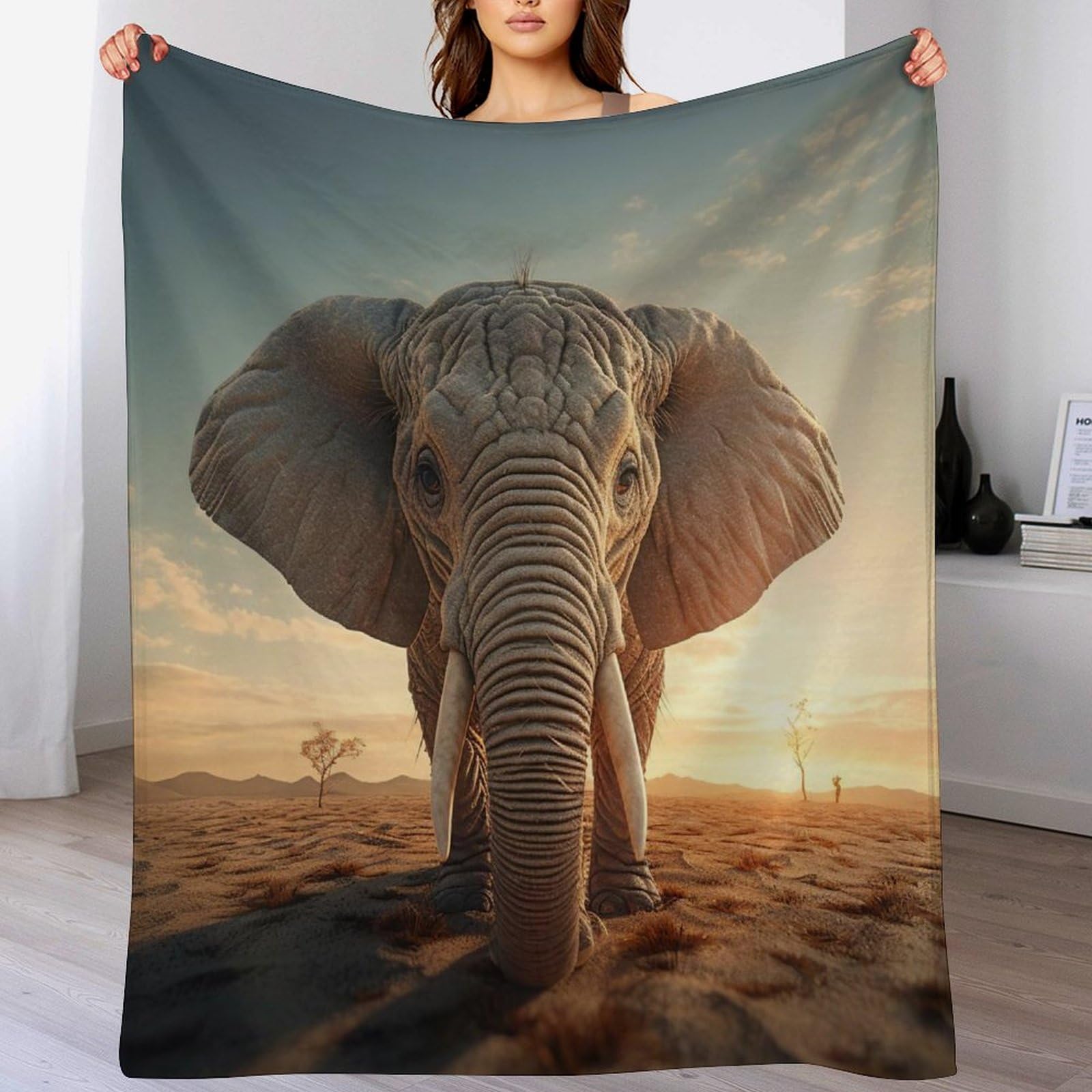 Couverture polaire chaude en flanelle douce pour canapé et lit
