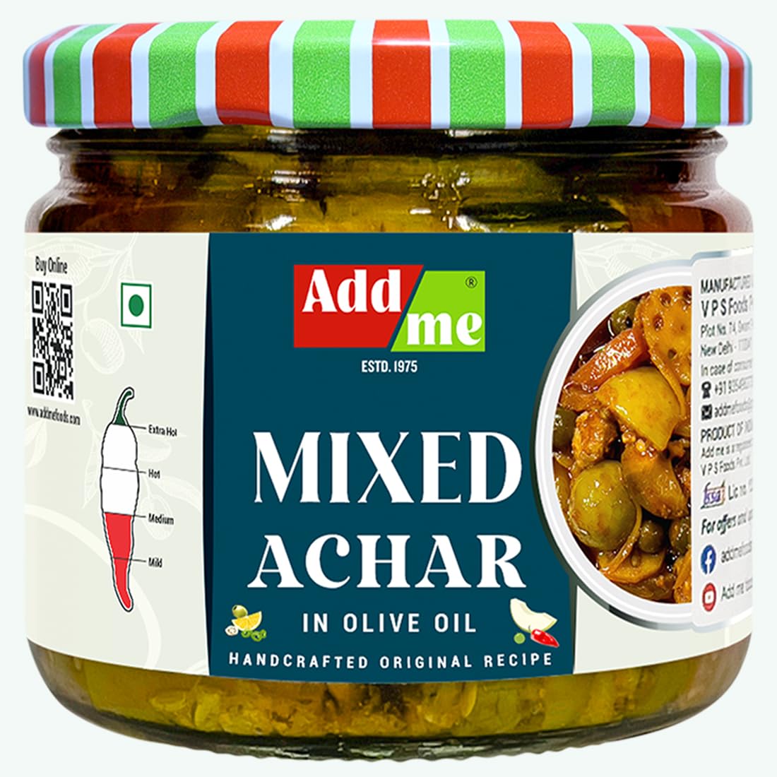 Add Me Mixed Pickle in Olive Oil 300 gm, Mango Chilli Lemon Carrot kair Ginger karonda lasoda Fruit Mix Achar Pickle Glass Pack (B0CGDXV3FM) Amazon Price History, Amazon Price Tracker