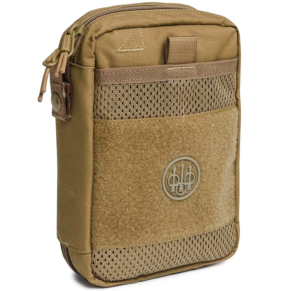 BERETTA EDC Pouch with Zip Closure & MOLLE System - Rugged Durable Water-Repellent Shooting Range Gear for  & Personal Defense