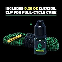 Vista 3 de CLENZOIL Field & Range Cobra Bore Cleaner Gun Barrel Cleaning Tool Brass Brush Embedded in Cotton Bore Rope