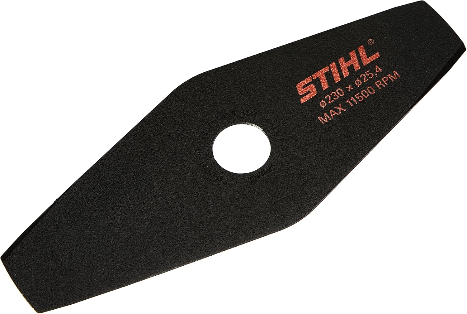 Stihl 40017133805 Desbrozadora Cuchilla Metal, Cuchilla de Cepillo, Hoja de Metal, Gris/Naranja