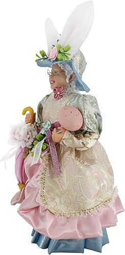 Miniatura 2 de Sombrilla de 19 pulgadas, color verde pastel, rosa, blanco, huevo de Pascua coleccionable de primavera para decoración del hogar 402102