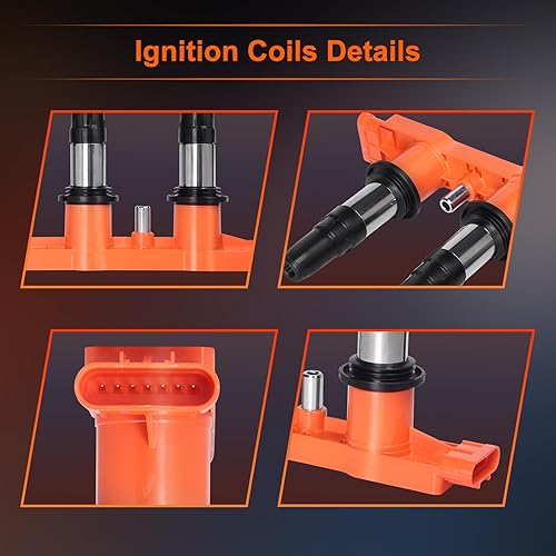 Miniatura 4 de PAPAPARTS Paquete de bobinas de encendido UF620 compatible con Chevy Aveo 2009-2011, Chevy Cruze 2011-2016, Chevy Sonic 2012-2018, Pontiac G3 L4