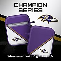 Vista 3 de Game Time Baltimore Ravens HDX Champion Series - Funda compatible con Apple AirPods Gen 1 y 2
