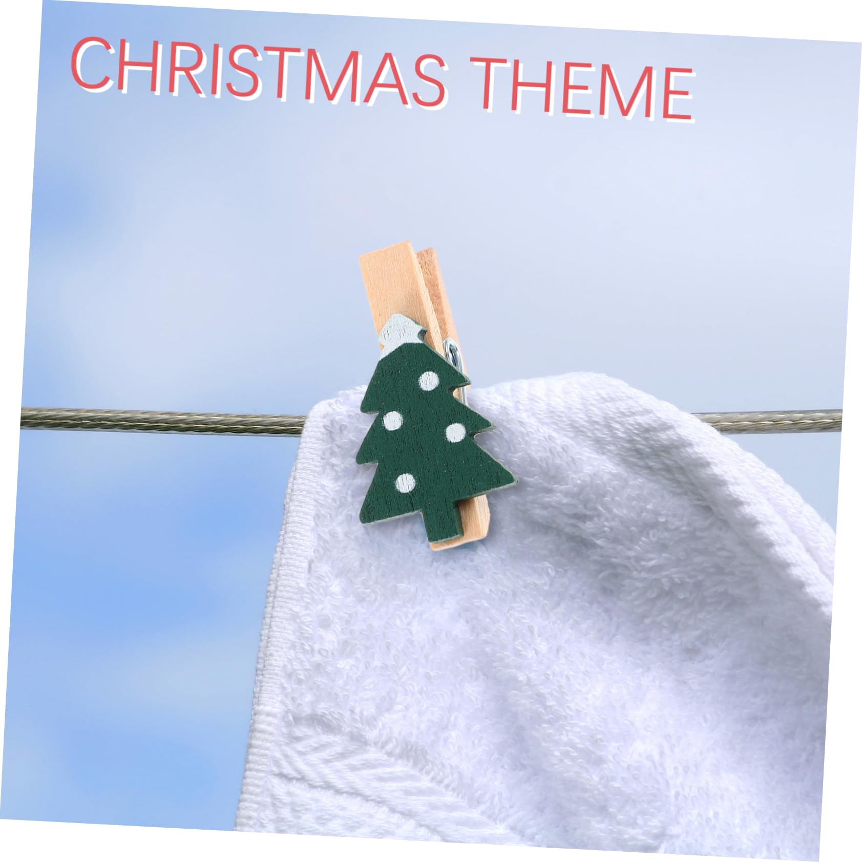 Alipis 500 STK Cartoon-Fotoclips Weihnachts-Memo-Clips Schneeflocken-Fotoclips Dekorative Fotoclips weihnachtsbasteln Weihnachts basteln kleine Fotoklammern Mini-Weihnachtsholzclips Eisen