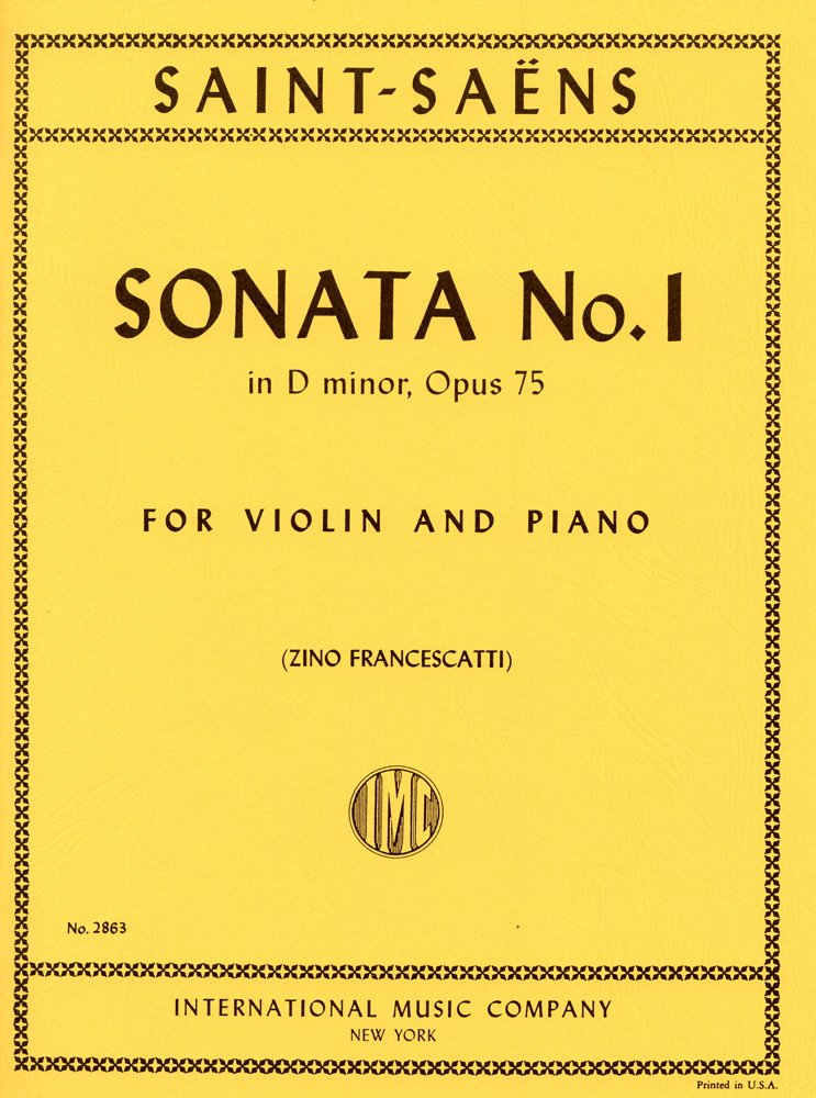 サン=サーンス: バイオリン・ソナタ 第1番 ニ短調 Op.75/フランチェス