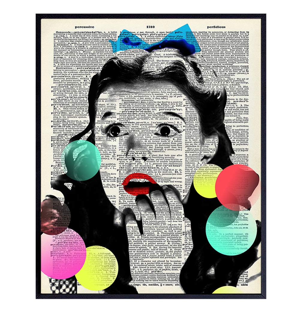 Wizard of Oz, Dorothy Pop Art Poster Print - Andy Warhol Style Contemporary Wall Decor Picture - Unique Funny Home Decoration for Girls Bedroom, Living Room - Gift for Women - 8x10 UNFRAMED