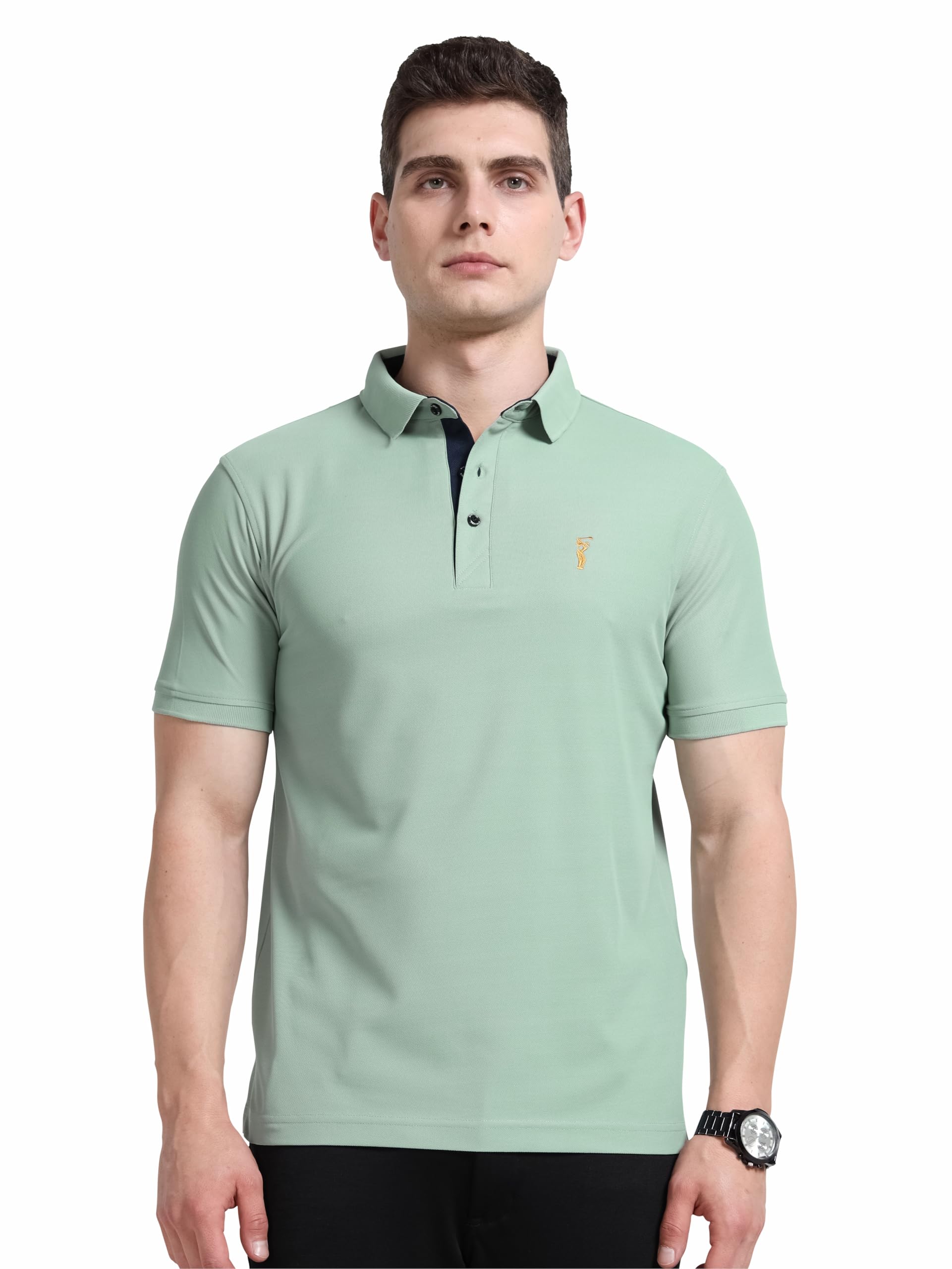 STELLERS Men's Premium Regular Fit Polo T-Shirt's |Feather Touch Feel | Odour Resistant| Anti-Static| Wrinkle Free | Quick Dry | Stretchable | Lightweight | Sweat-Proof