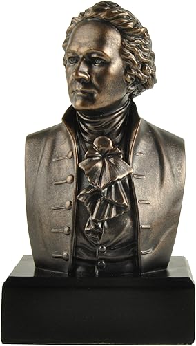 Alexander Hamilton - Recuerdos coleccionables de busto histórico de padre fundador - Colección Great Americans