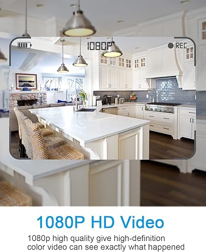 Miniatura 2 de Reloj de pared con cámara oculta, reloj de seguridad HD 1080P con detección de movimiento, cámara de seguridad interior para oficina en casa, sin