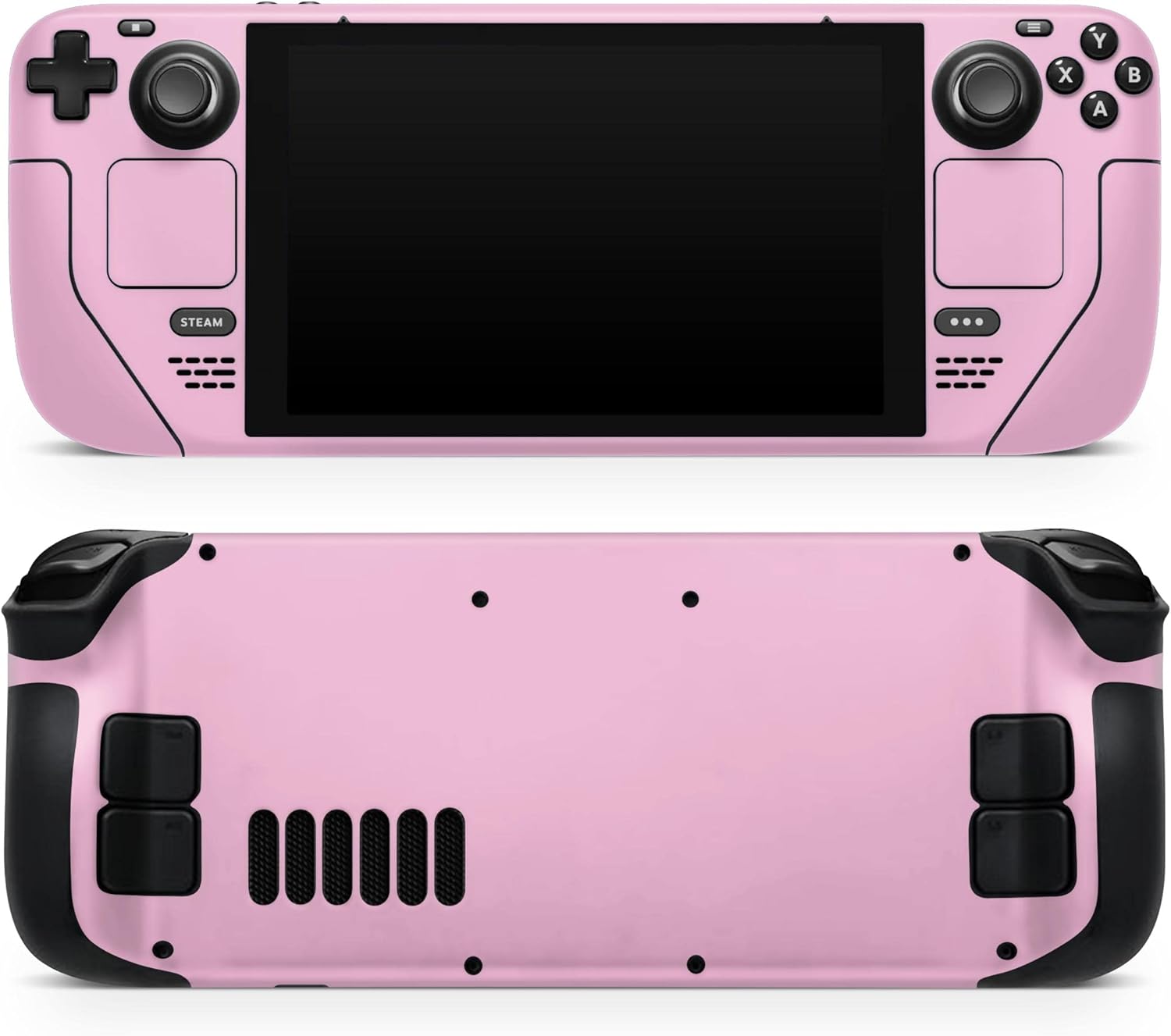 Compatible with Steam Deck - Skin Decal Protective Scratch-Resistant Removable Vinyl Wrap Cover - Pink Pastel Color