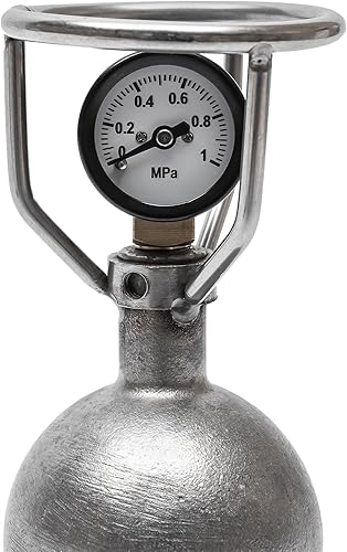 Miniatura 5 de Mini máquina de palomitas de maíz de mano, de acero inoxidable, con manivela, palomitas de maíz de grano de mano con manómetro adecuadas para