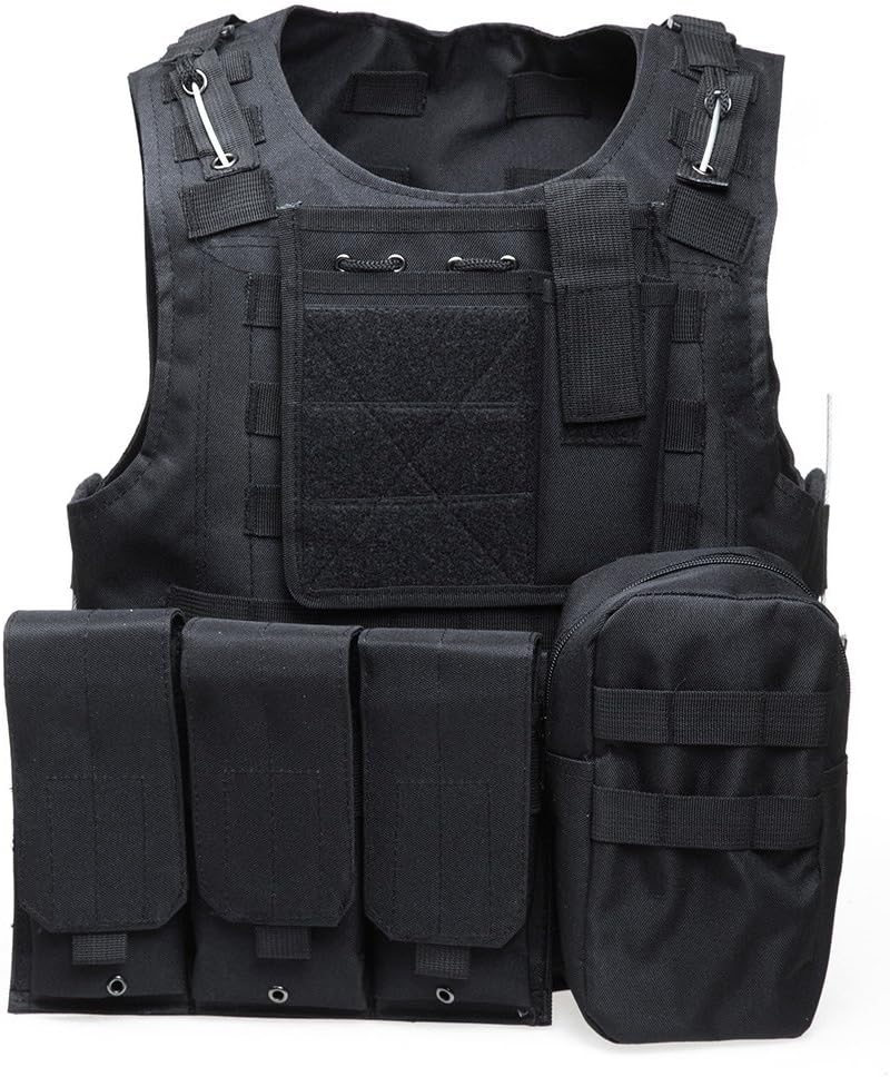 Airsoft Chest Protector Tactical Vest Outdoor Sports Body Armor Camouflage Adjustable Adult Size