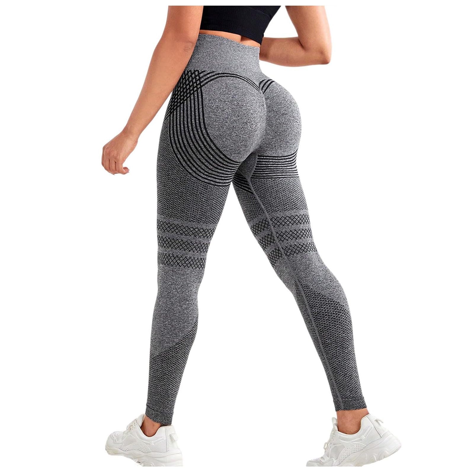 Anti Cellulite Leggings for Women 3D Compression High Waisted Butt Lifting Yoga Pants Workout Tummy Control Celsior Leggings — view 19