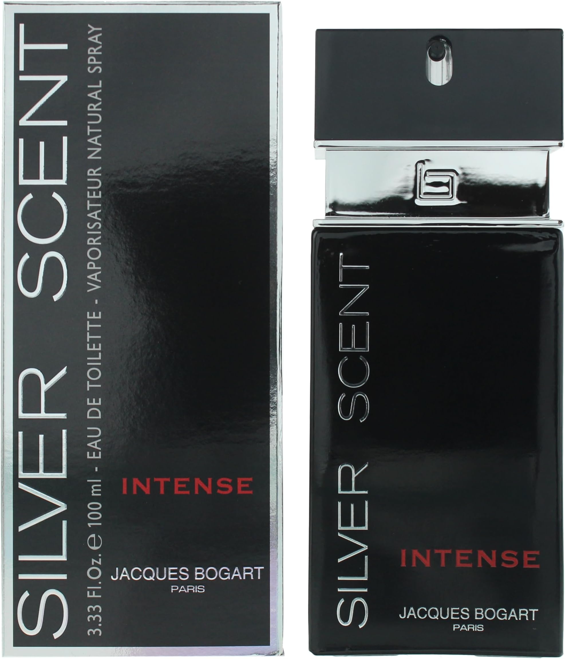 Silver Scent Intense Men Eau De Toilette Spray, 3.33 Ounce