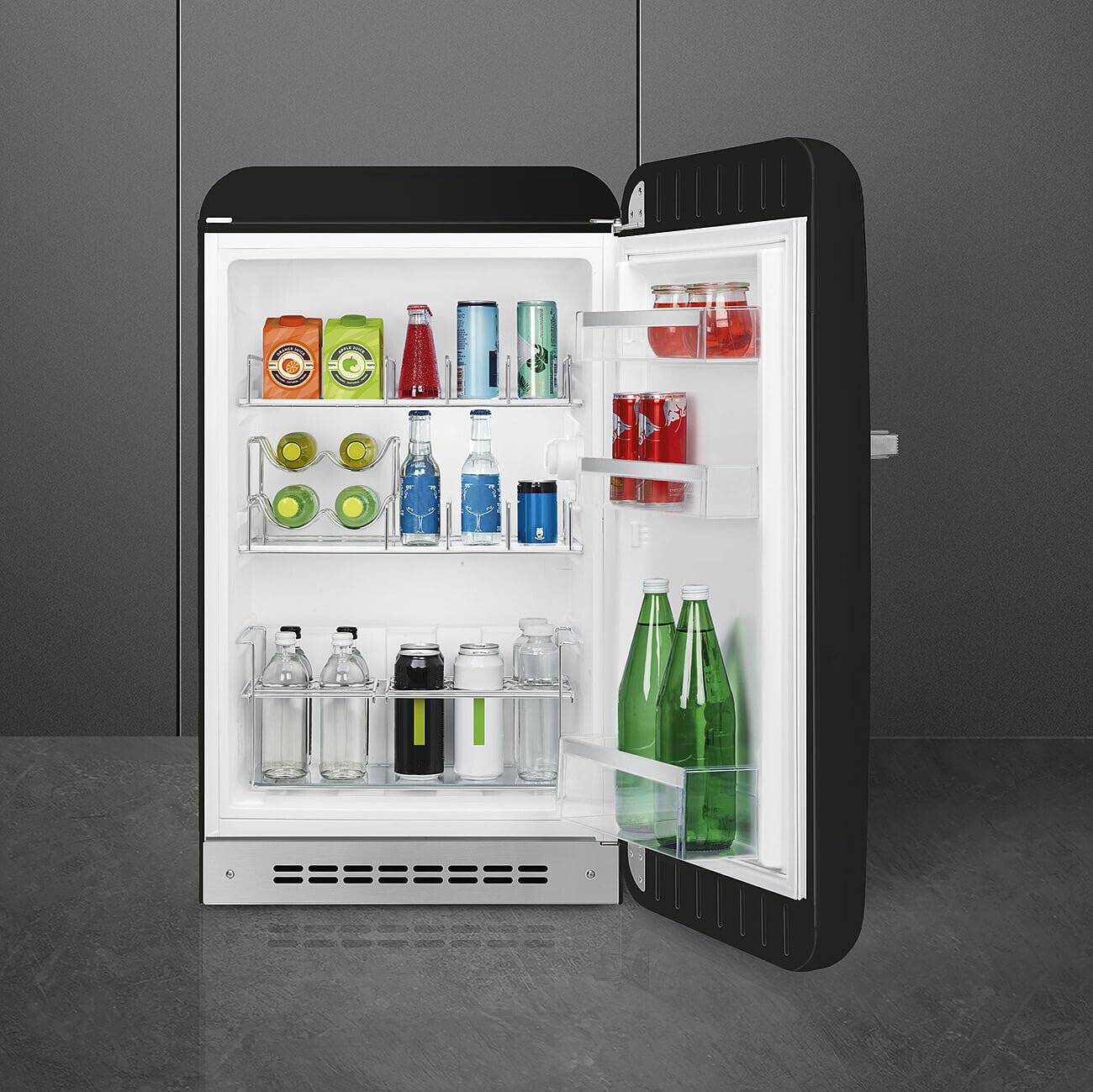 SMEG FAB10HRBL6, FRIGO MONOPORTA, Classe D